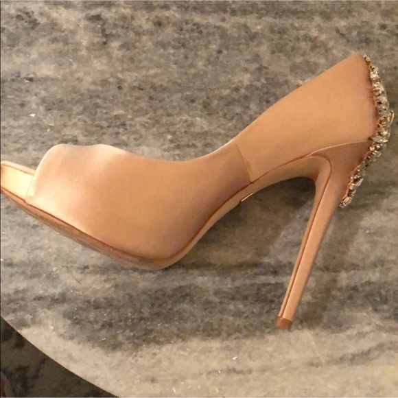 Badgley Mischka Studded Heels - Picture 5 of 8